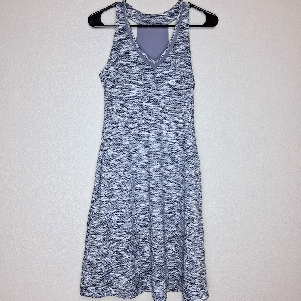 MPG Womens Athletic Dress With Pockets Size Small Black White Purple